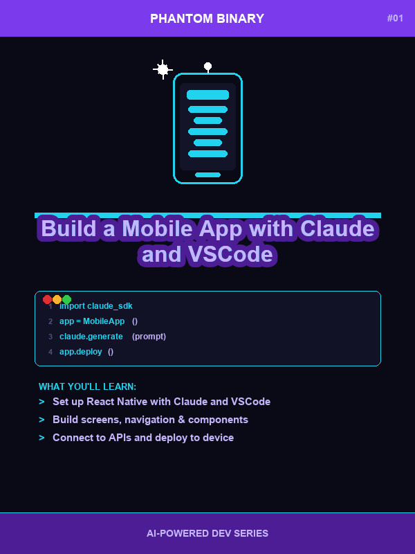 Build a Mobile App with Claude and VSCode